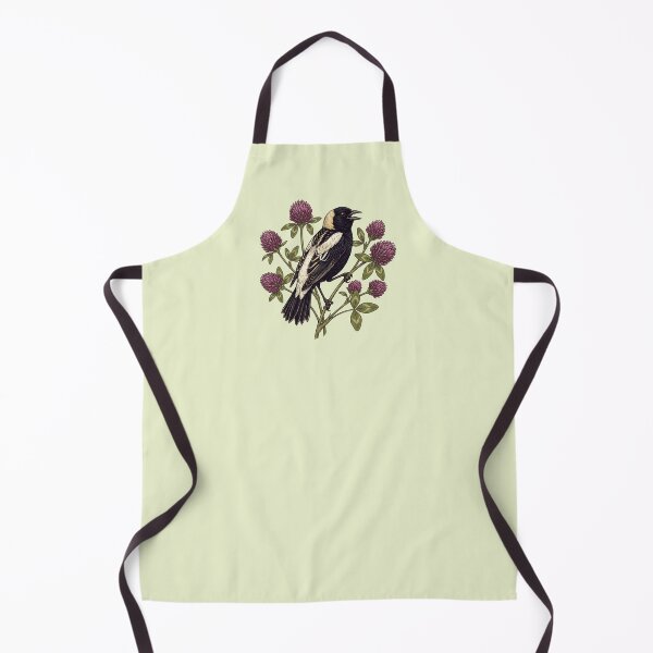 Item preview, Bobolink Bird Perched Among Purple Clover designed and sold by BirdsnStuff.