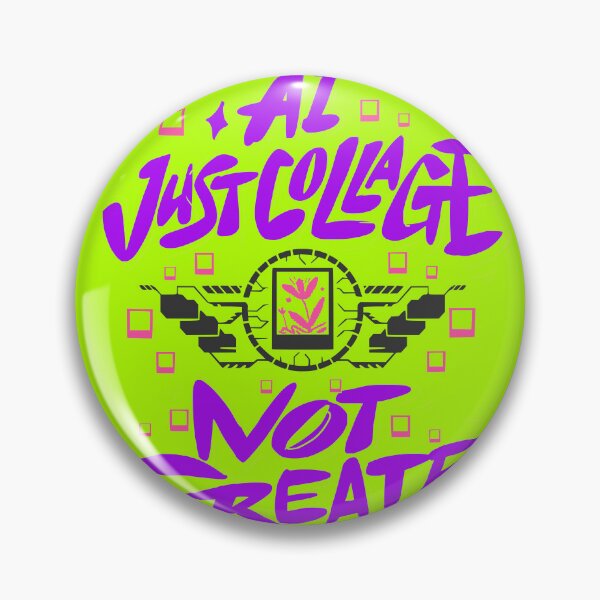 Item preview, AI Just Collage not create - Lettering art designed and sold by Chrisnug24.