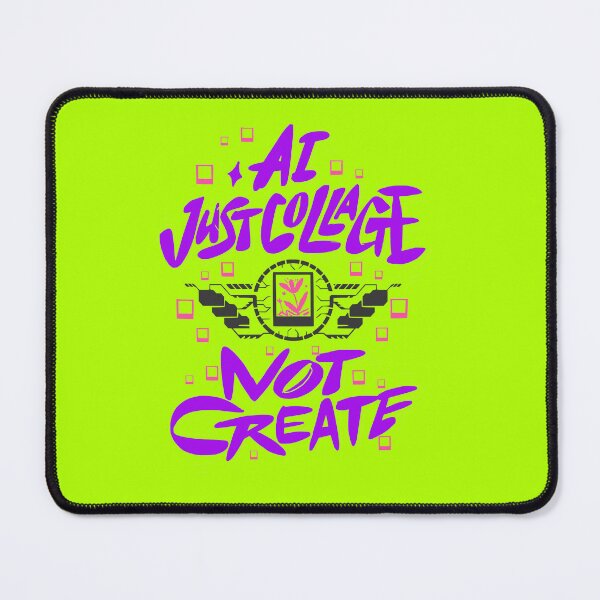 Item preview, AI Just Collage not create - Lettering art designed and sold by Chrisnug24.