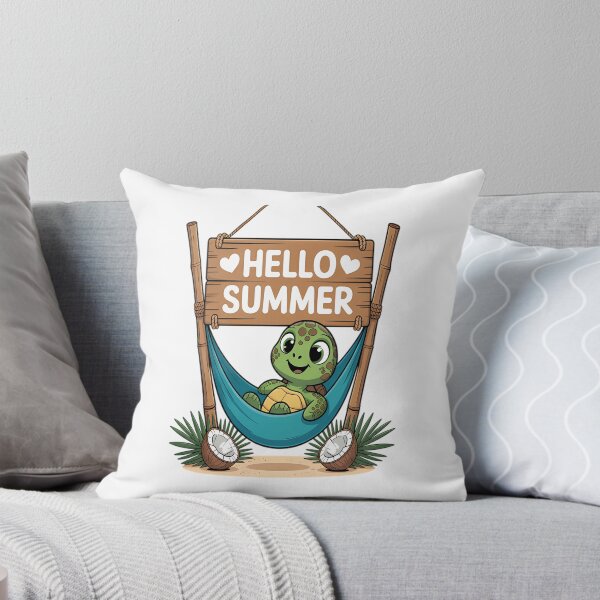 Item preview, Hello Summer Turtle Hammock designed and sold by LelandBrStore.