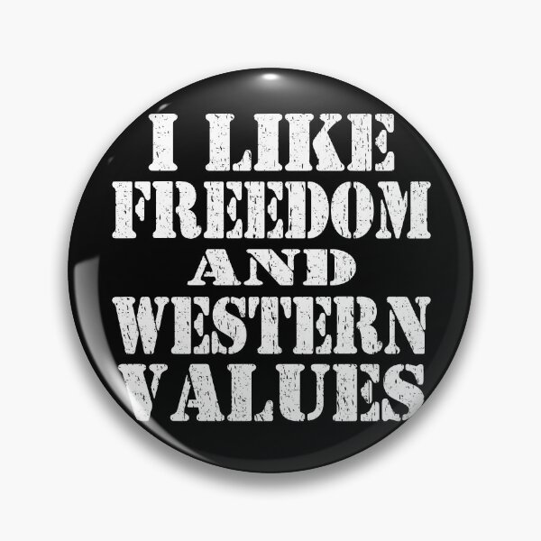 Item preview, I Like Freedom And Western Values Patriotic Vintage Democracy Human Rights Common Sense  designed and sold by Jt41.