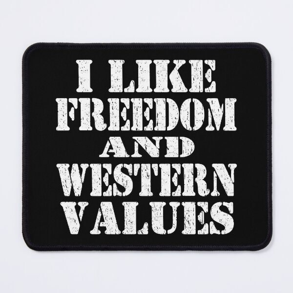 Item preview, I Like Freedom And Western Values Patriotic Vintage Democracy Human Rights Common Sense  designed and sold by Jt41.