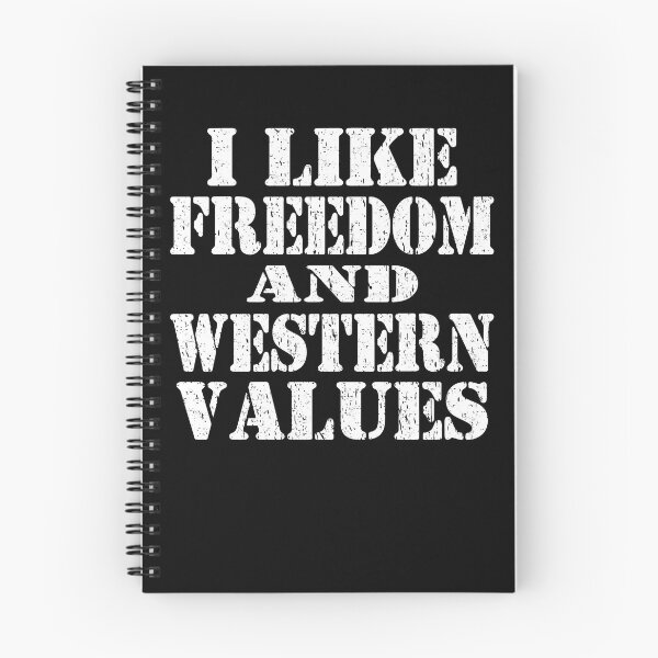 Item preview, I Like Freedom And Western Values Patriotic Vintage Democracy Human Rights Common Sense  designed and sold by Jt41.