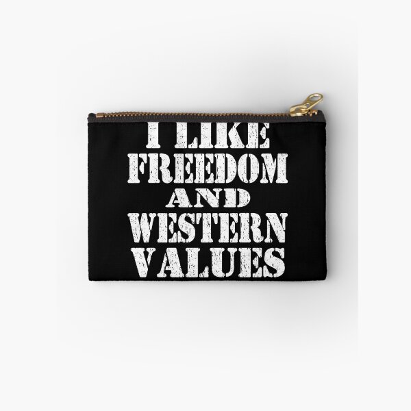 Item preview, I Like Freedom And Western Values Patriotic Vintage Democracy Human Rights Common Sense  designed and sold by Jt41.