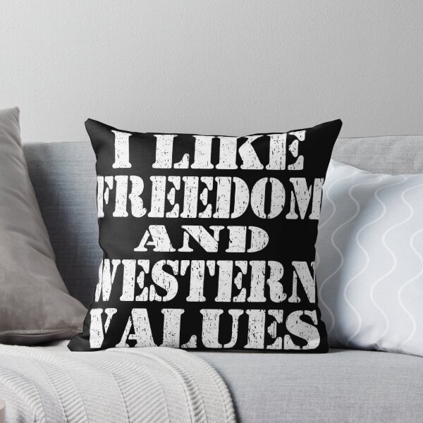 Item preview, I Like Freedom And Western Values Patriotic Vintage Democracy Human Rights Common Sense  designed and sold by Jt41.