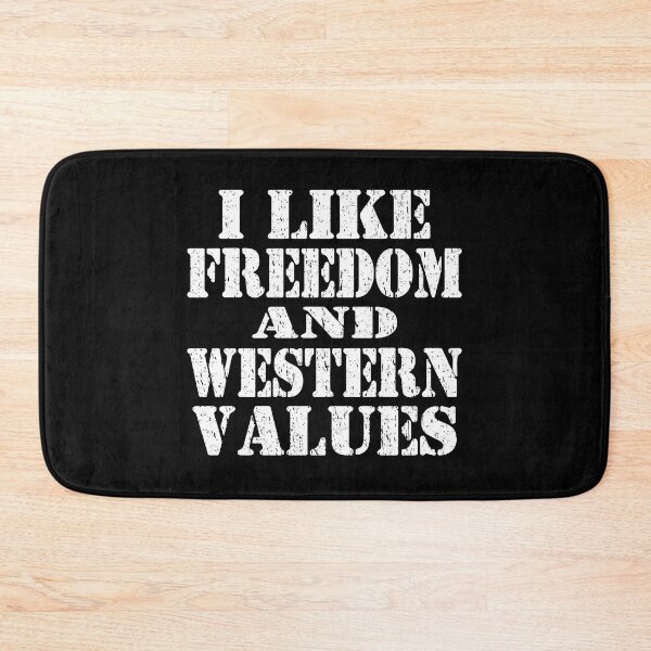 Item preview, I Like Freedom And Western Values Patriotic Vintage Democracy Human Rights Common Sense  designed and sold by Jt41.