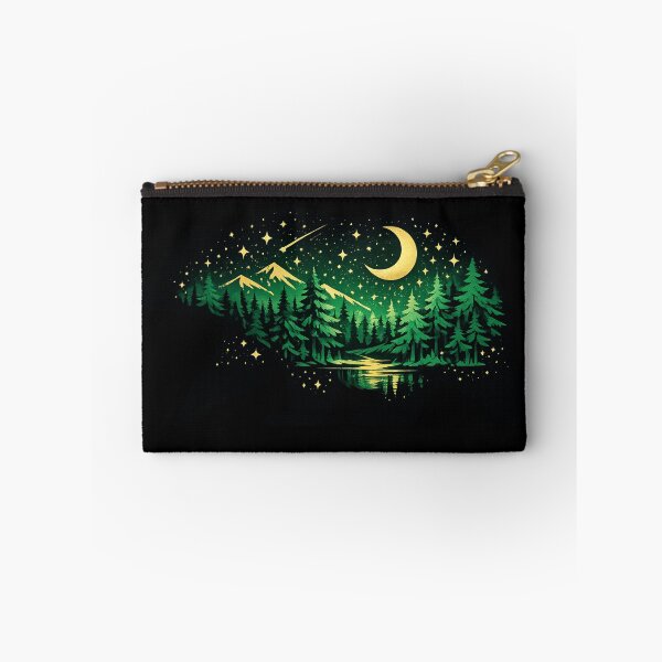 Item preview, Guardian Forest Bear Cosmic Double Exposure Art designed and sold by tineldesign.