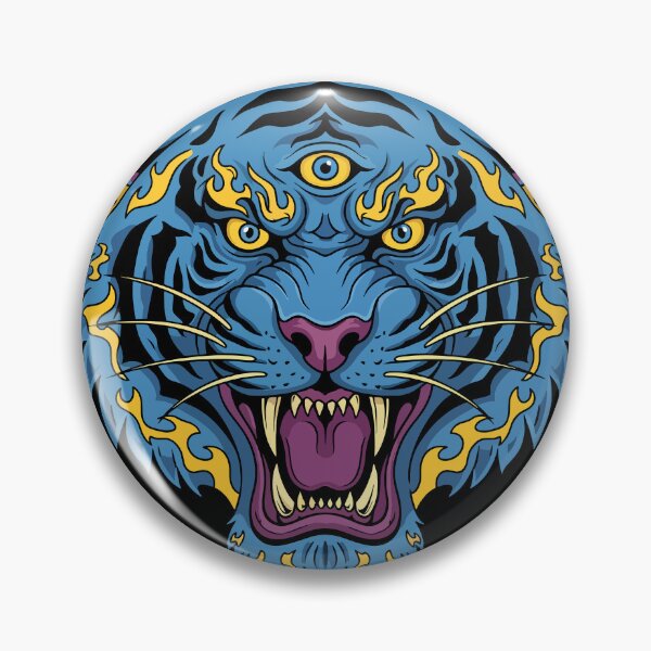 Item preview, Blue Beast Tiger designed and sold by PI-CO.