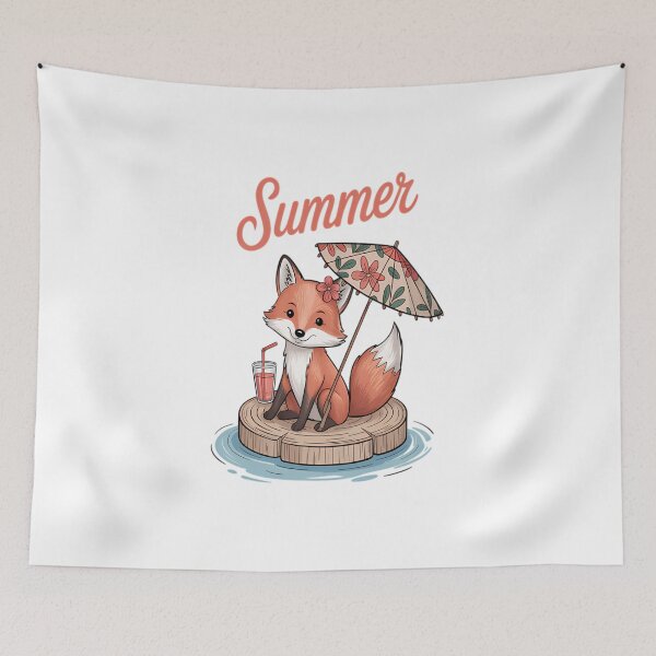 Item preview, Fox Summer Island Mood designed and sold by LelandBrStore.
