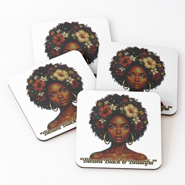 Item preview, Blessed Black & Beautiful Golden Brown designed and sold by BlessedBlackBeautiful.