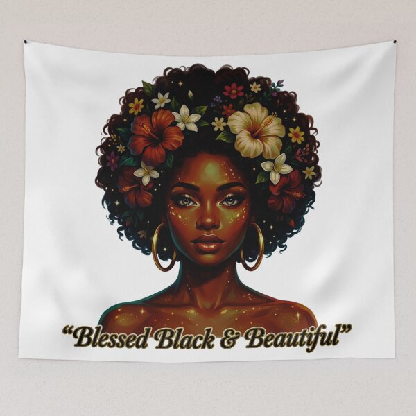 Item preview, Blessed Black & Beautiful Golden Brown designed and sold by BlessedBlackBeautiful.