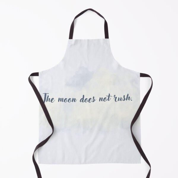 Item preview, The Moon Does Not Rush | Soft Cloud Poetry Aesthetic designed and sold by DreamForge Collections.
