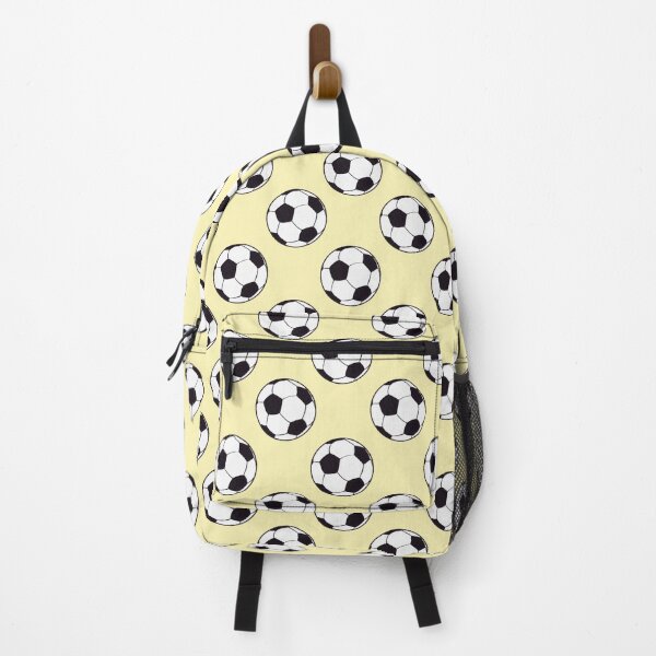 Item preview, Simple Brushwork Soccer Ball (Yellow Background) designed and sold by KharaFox Design.