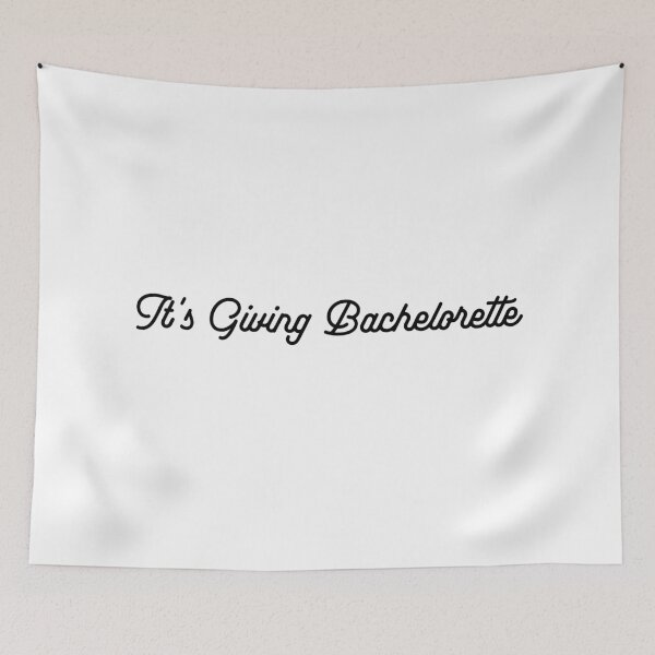 Item preview, It's Giving Bachelorette - in Black Script Font - Bachelorette Party Shirt, Bach Trip Outfit, Bridal Party Tee designed and sold by My Sweet Engagement.