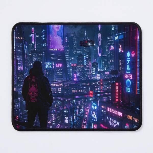 Item preview, Cyberpunk Cityscape designed and sold by johndesignwaves.