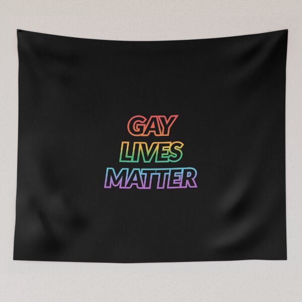 Item preview, GAY LIVES MATTER designed and sold by Inspirationmotivation.
