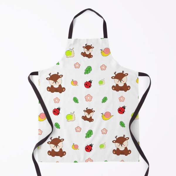 Item preview, Cute Kawaii Woodland Animals Seamless Pattern Design designed and sold by NadDot.