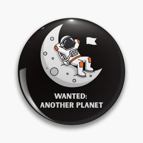 Item preview, Astronaut Chilling on Crescent Moon – Dreamy Space Aesthetic designed and sold by ContigoART.