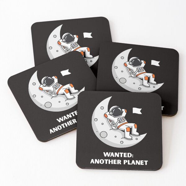 Item preview, Astronaut Chilling on Crescent Moon – Dreamy Space Aesthetic designed and sold by ContigoART.