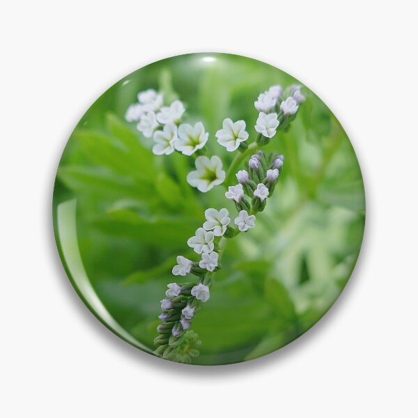 Item preview, Minimalist White Wildflowers in Vibrant Green designed and sold by sky earth human.