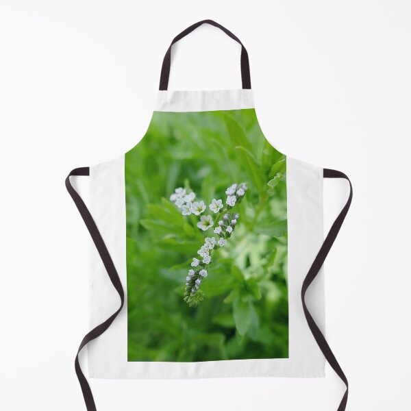 Item preview, Minimalist White Wildflowers in Vibrant Green designed and sold by sky earth human.