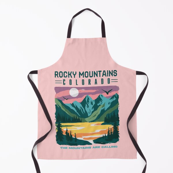 Item preview, Rocky Mountains Scenic Retro Design designed and sold by hurmerinta.
