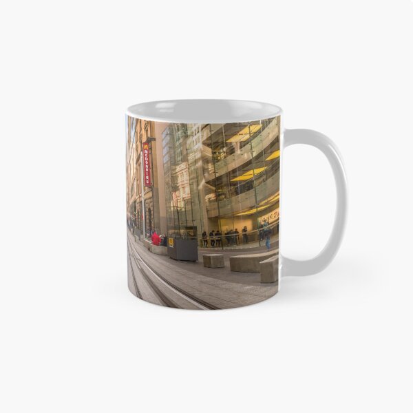 Item preview, Empty George Street, Sydney | Deserted CBD, NSW, Australia - Minimalist Architecture Art designed and sold by Ross.A.Campbell.