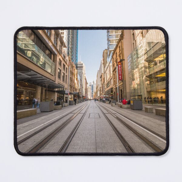 Item preview, Empty George Street, Sydney | Deserted CBD, NSW, Australia - Minimalist Architecture Art designed and sold by Ross.A.Campbell.