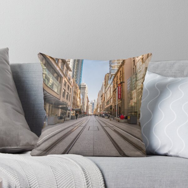Item preview, Empty George Street, Sydney | Deserted CBD, NSW, Australia - Minimalist Architecture Art designed and sold by Ross.A.Campbell.