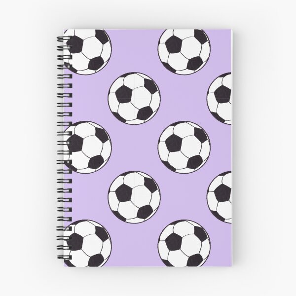 Item preview, Simple Brushwork Soccer Ball (Purple Background) designed and sold by KharaFox Design.