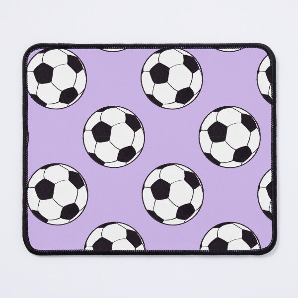 Item preview, Simple Brushwork Soccer Ball (Purple Background) designed and sold by KharaFox Design.