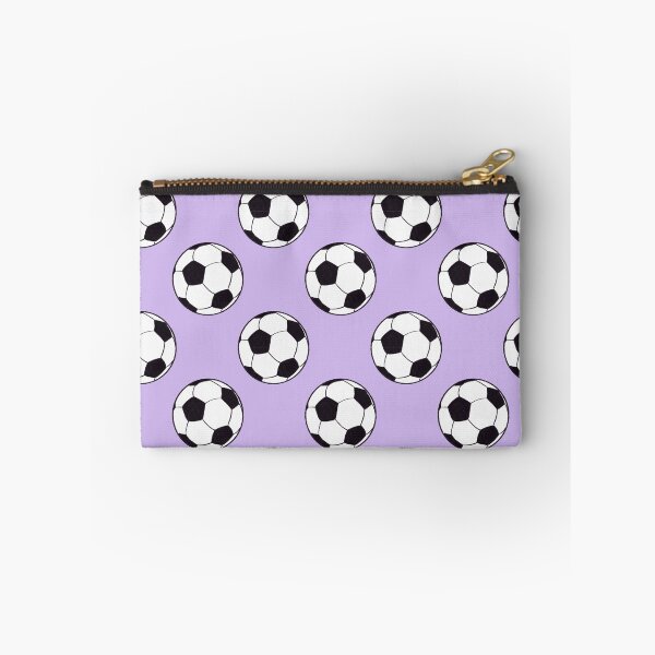 Item preview, Simple Brushwork Soccer Ball (Purple Background) designed and sold by KharaFox Design.