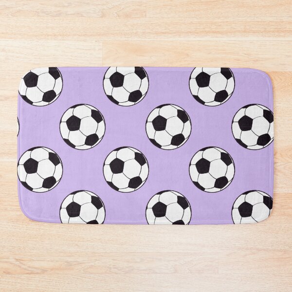 Item preview, Simple Brushwork Soccer Ball (Purple Background) designed and sold by KharaFox Design.