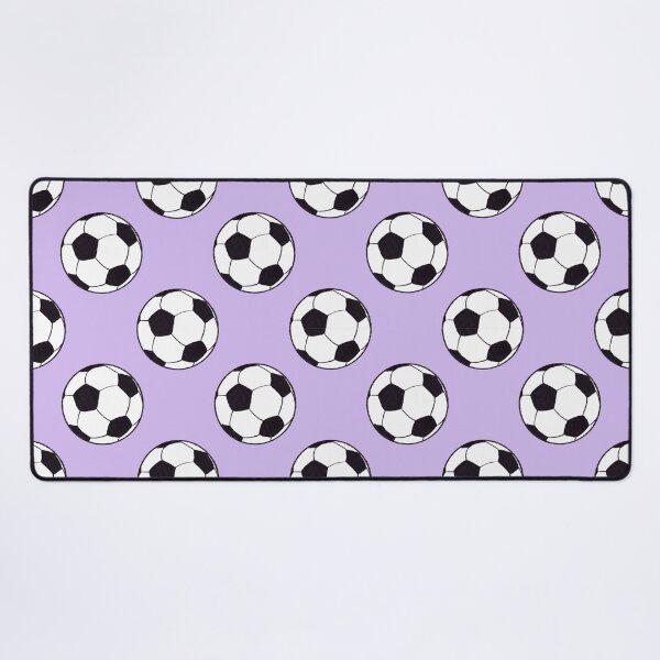 Item preview, Simple Brushwork Soccer Ball (Purple Background) designed and sold by KharaFox Design.