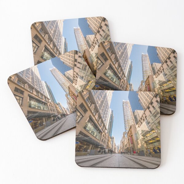 Item preview, Empty George Street, Sydney | Deserted CBD, NSW, Australia - Minimalist Architecture Art designed and sold by Ross.A.Campbell.