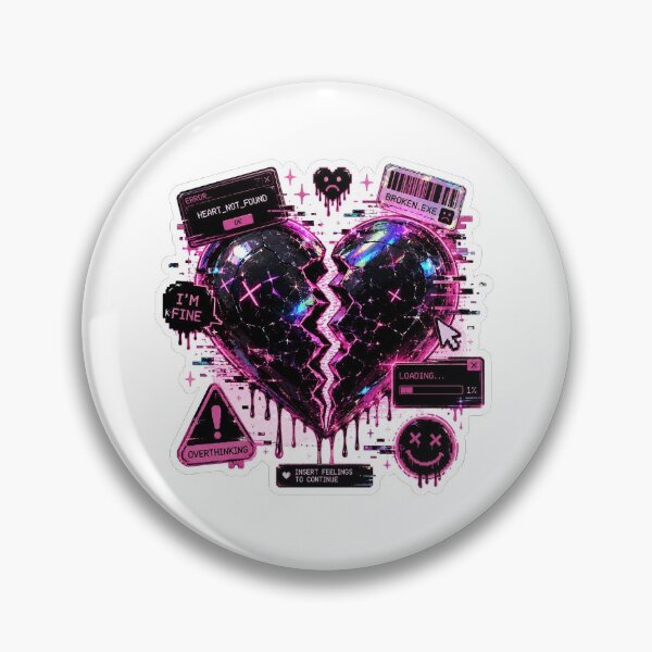 Item preview, Heart_Not_Found Sticker designed and sold by blossomfun.