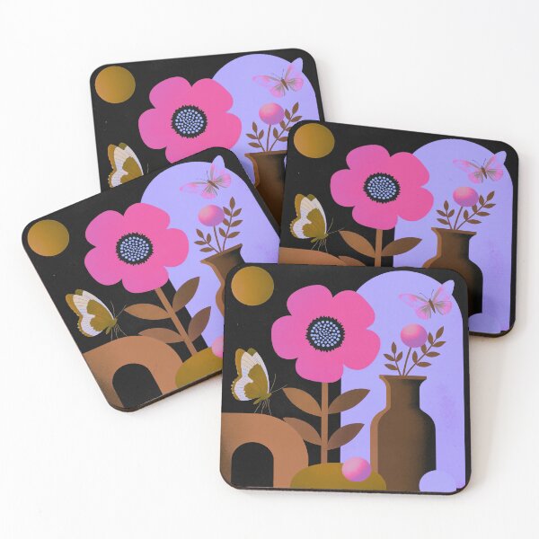 Item preview, Pink Moon Garden Geometry designed and sold by joycrysstudio.