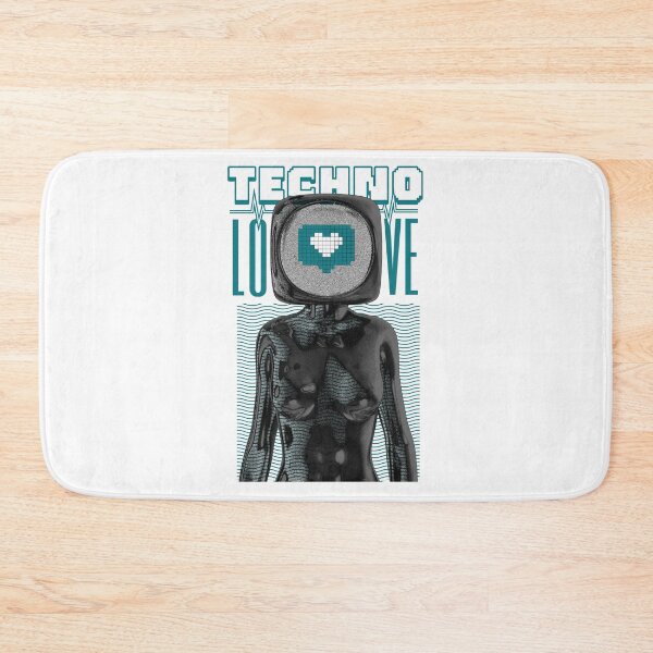 Item preview, TECHNO - Love Tech Screen (Blue)  designed and sold by Discothreadz.