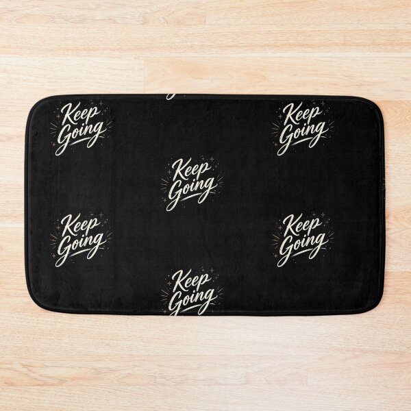 Item preview, Motivational “Keep Going” Typography designed and sold by johndesignwaves.