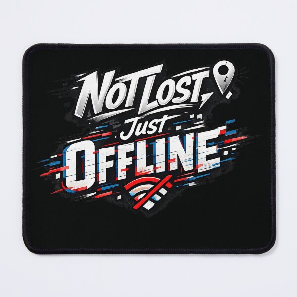 Item preview, Not Lost Just Offline Cyberpunk Streetwear Graphic T-Shirt designed and sold by XxZainStylexX.