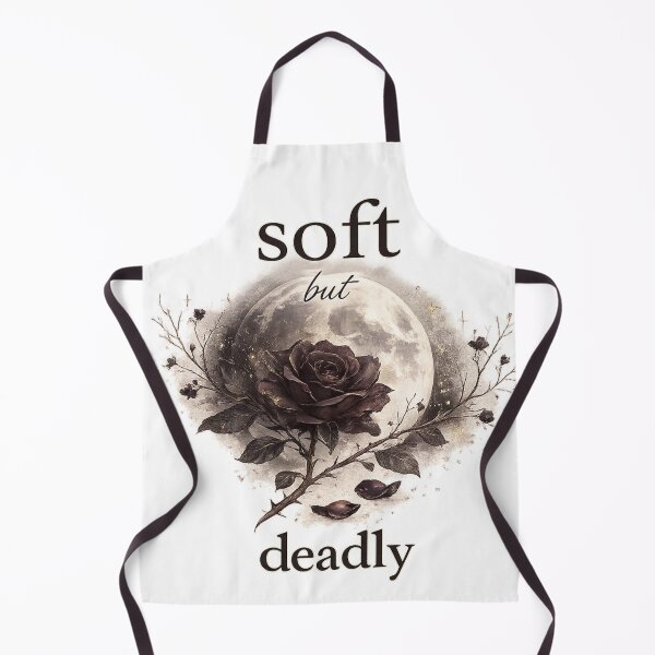 Item preview, Soft But Deadly Dark Rose Gift for Her Women Dark Feminine Empowerment Shirt designed and sold by DreamelleStudio.