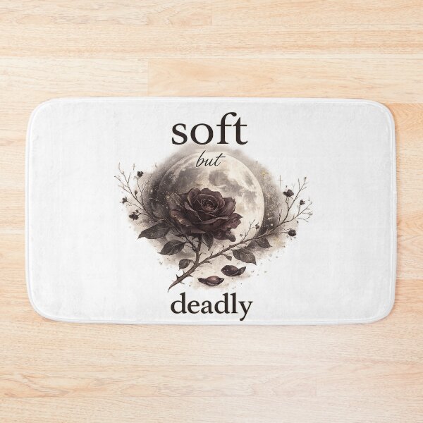 Item preview, Soft But Deadly Dark Rose Gift for Her Women Dark Feminine Empowerment Shirt designed and sold by DreamelleStudio.