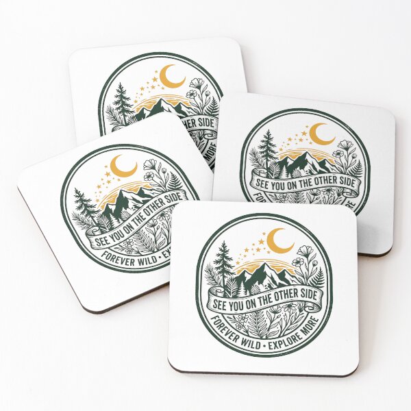 Item preview, See You on the Other Side — Mountain Wildflower Adventure Sticker designed and sold by BumbleBloom7.
