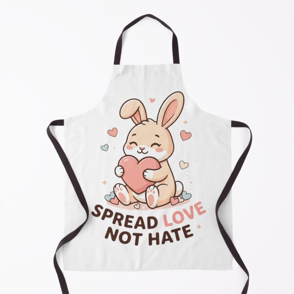 Item preview, Spread Love Not Hate Bunny Shirt Cute Rabbit Kindness Gift Kawaii Bunny Lover Tee designed and sold by Sky-bully.
