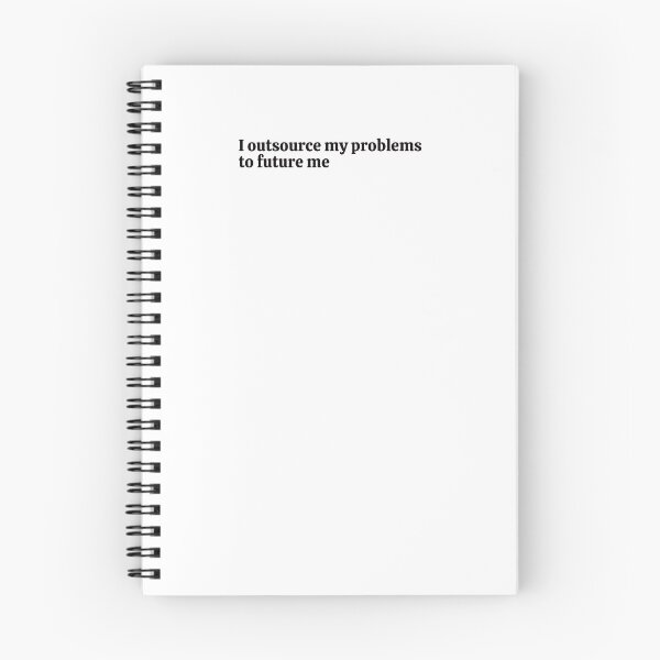 Item preview, I outsource my problems to future me. Sticker designed and sold by rebel-store21.