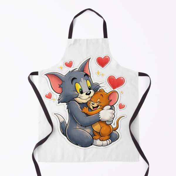 Item preview, Cute Tom and Jerry Hug Sticker | Cartoon Best Friends Love Design designed and sold by Kanvasly.