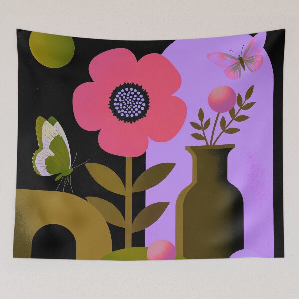Item preview, Modern Botanical Geometry Art designed and sold by joycrysstudio.