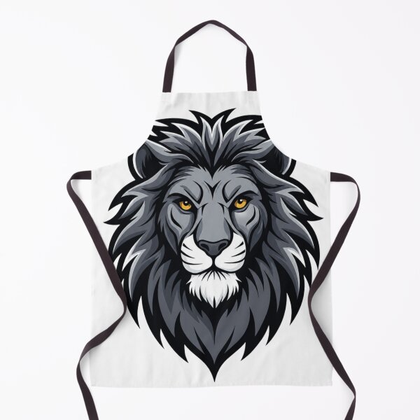 Item preview, Dark King Lion Head Logo Sticker | Fierce Black Lion Mascot Design designed and sold by Kanvasly.