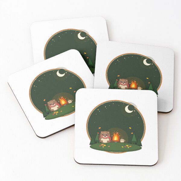 Item preview,  Cozy Hedgehog Campfire designed and sold by Red-Official.