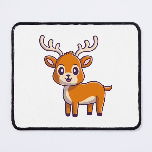 Item preview, Cute Baby Deer Cartoon Vector Illustration designed and sold by dmorcu.